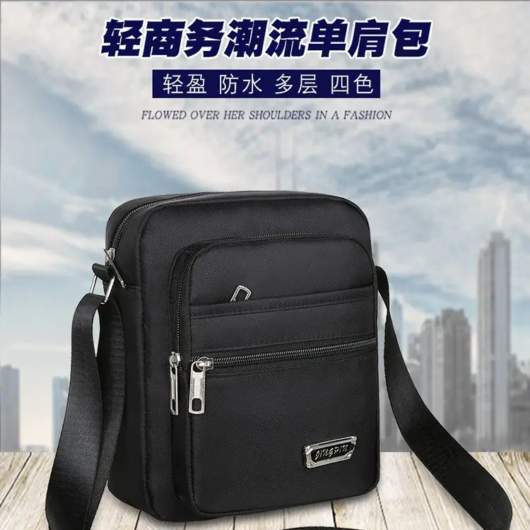 Crossbody Bag for Men, Black, Multi-Purpose, Lightweight, Business Travel - Image 12