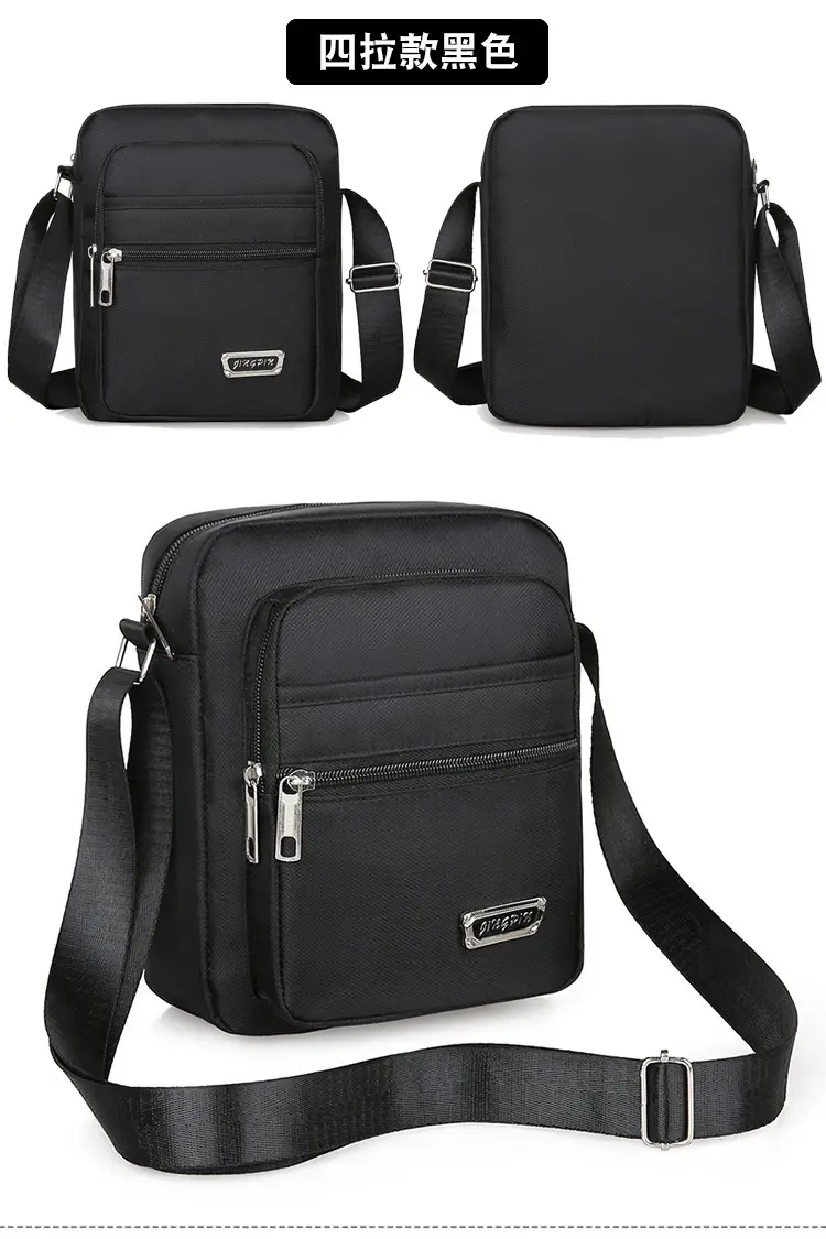 Crossbody Bag for Men, Black, Multi-Purpose, Lightweight, Business Travel — feature 27