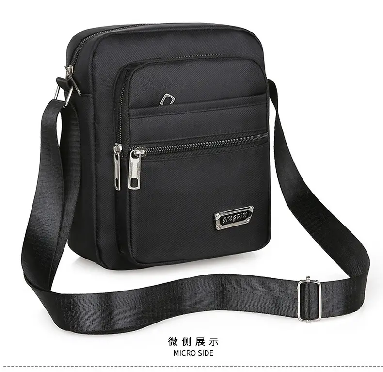 Crossbody Bag for Men, Black, Multi-Purpose, Lightweight, Business Travel — feature 30