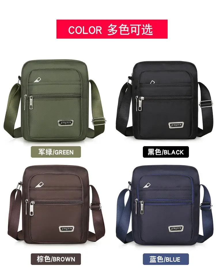 Crossbody Bag for Men, Black, Multi-Purpose, Lightweight, Business Travel — feature 5