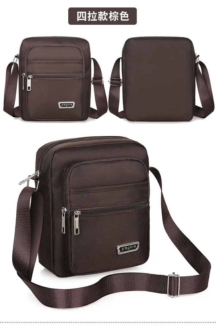 Crossbody Bag for Men, Black, Multi-Purpose, Lightweight, Business Travel - Image 8