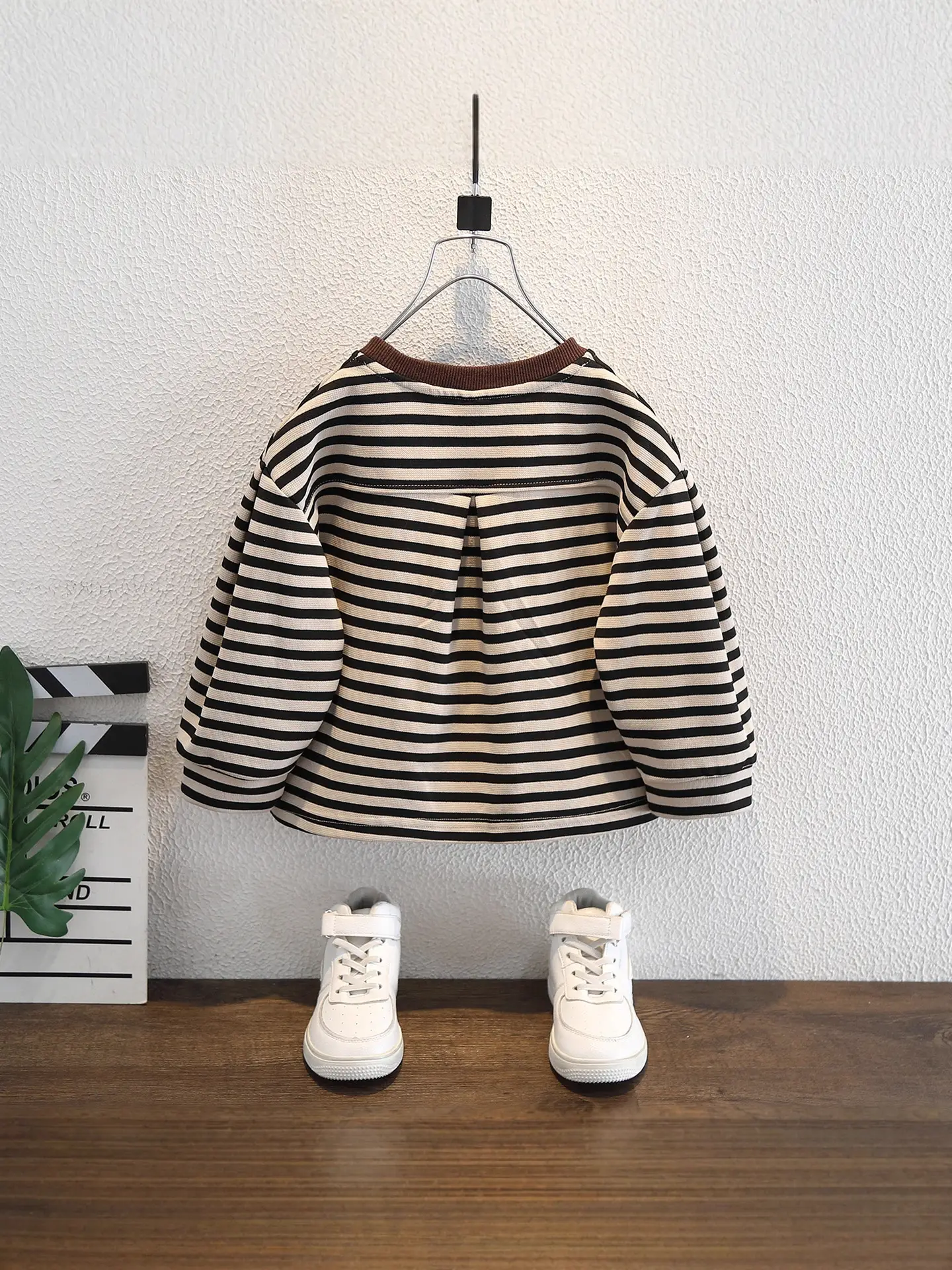 Boys Striped Long Sleeve T-Shirt Spring Autumn Casual Wear