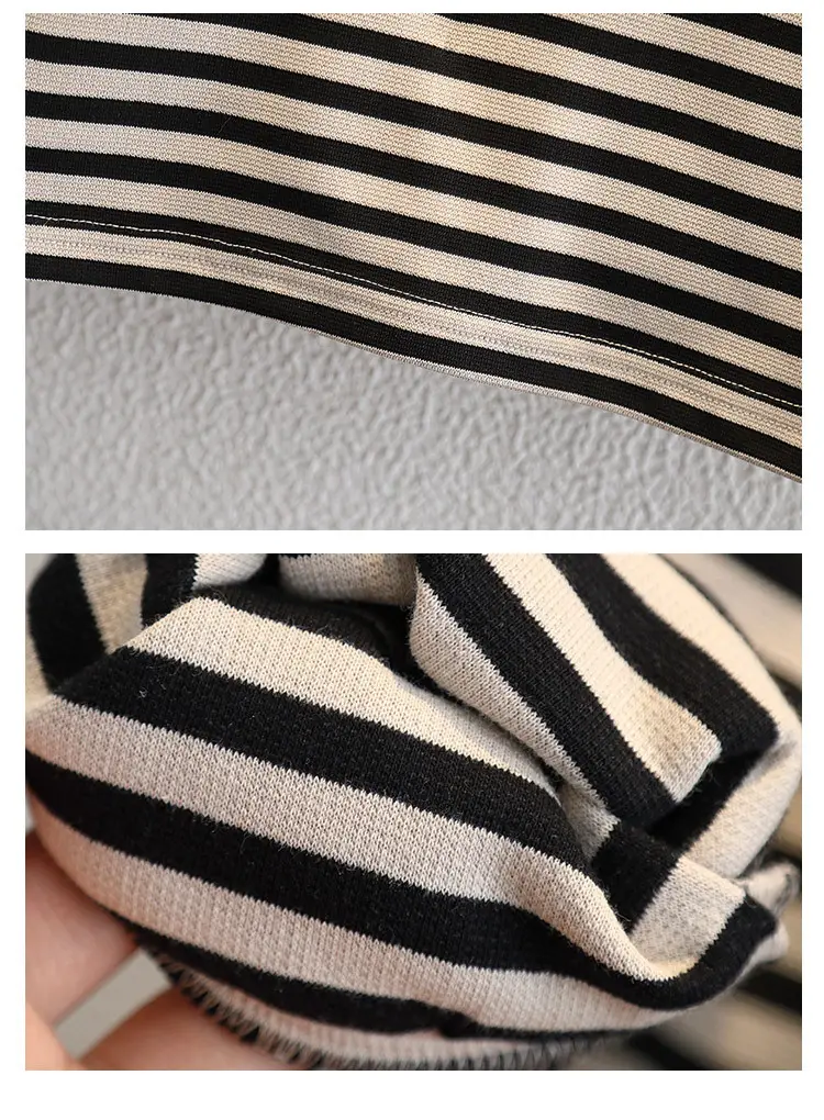 Boys Striped Long Sleeve T-Shirt Spring Autumn Casual Wear — feature 14