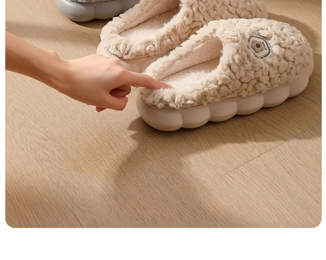 Cotton Slippers for Women, New Autumn and Winter Models, Indoor and Outdoor Wear, Warm Thick-Soled Plush Slippers, Cotton Shoes Wholesale — feature 14