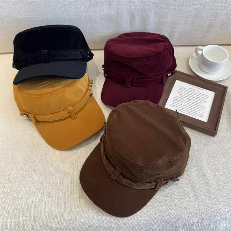 Japanese Style Black Duckbill Cap for Women - Image 4