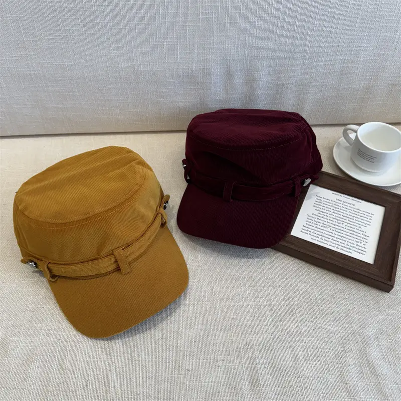 Japanese Style Black Duckbill Cap for Women - Image 5