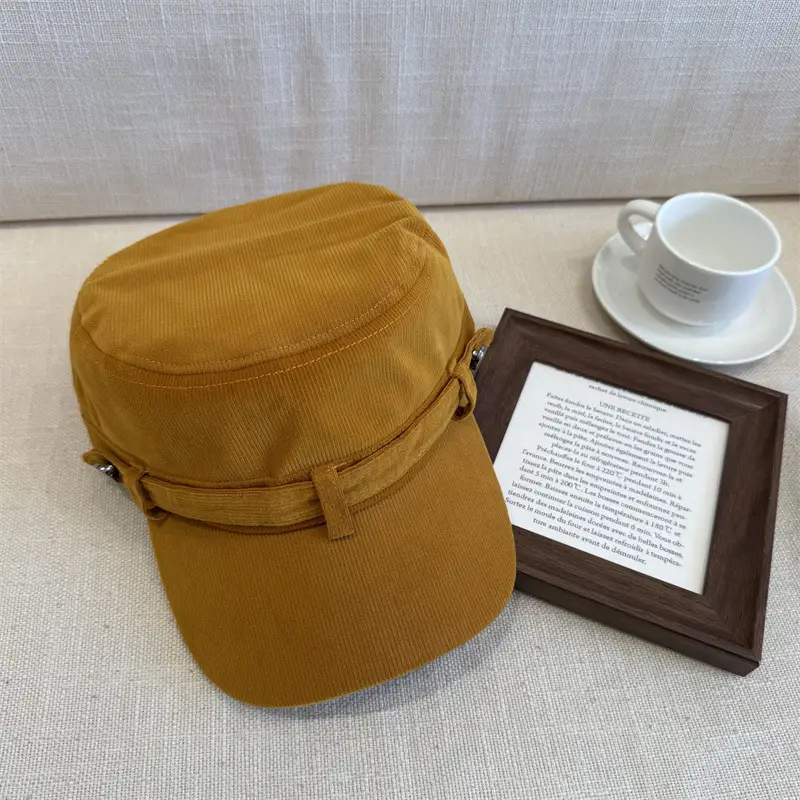 Japanese Style Black Duckbill Cap for Women - Image 3