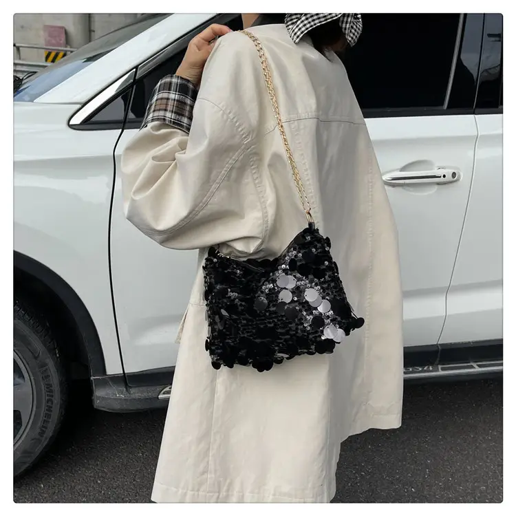 2025 New Fashion Large Cap Chain Shoulder Crossbody Bag — feature 14