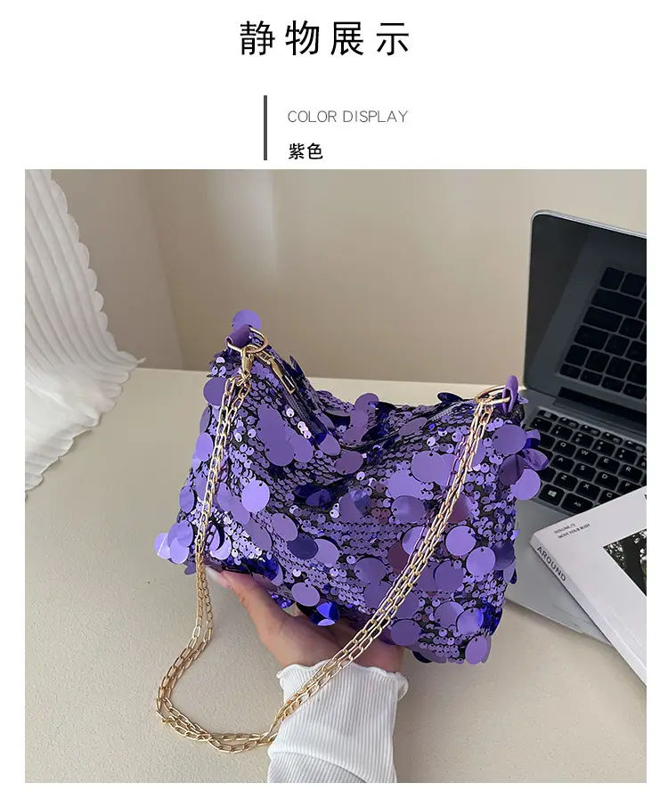 2025 New Fashion Large Cap Chain Shoulder Crossbody Bag — feature 19