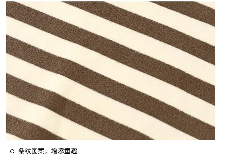 Children's Striped Base Layer Shirt Autumn Warm Base Layer Boys Girls Wholesale — feature 15