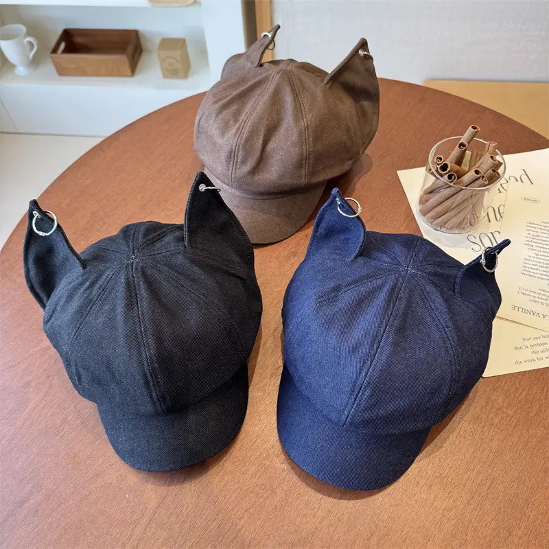 Cat Ear Duckbill Caps for Women Spring Autumn - Image 4