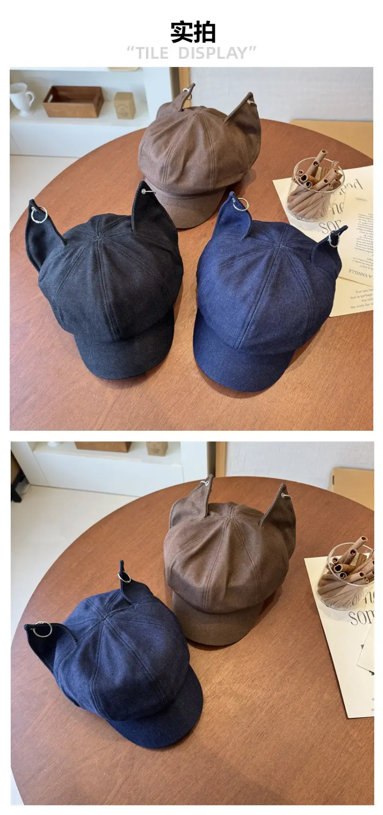 Cat Ear Duckbill Caps for Women Spring Autumn — feature 2