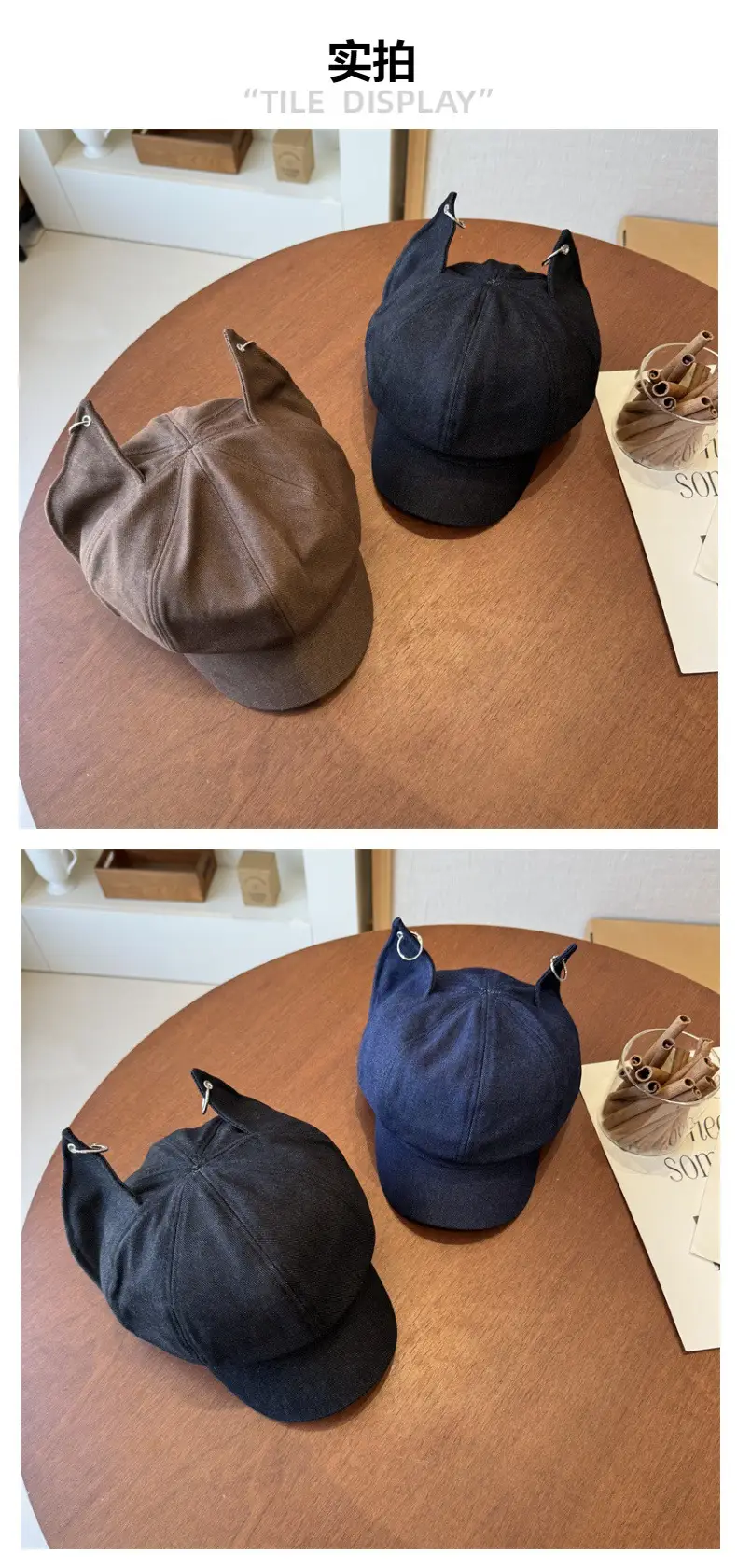 Cat Ear Duckbill Caps for Women Spring Autumn — feature 3