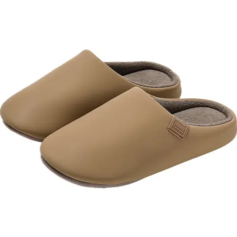 Home Cotton Slippers for Women in Spring, Autumn and Winter, Indoor Non-Slip Couple Home Warm Winter Plush Men's Home Use - Image 8