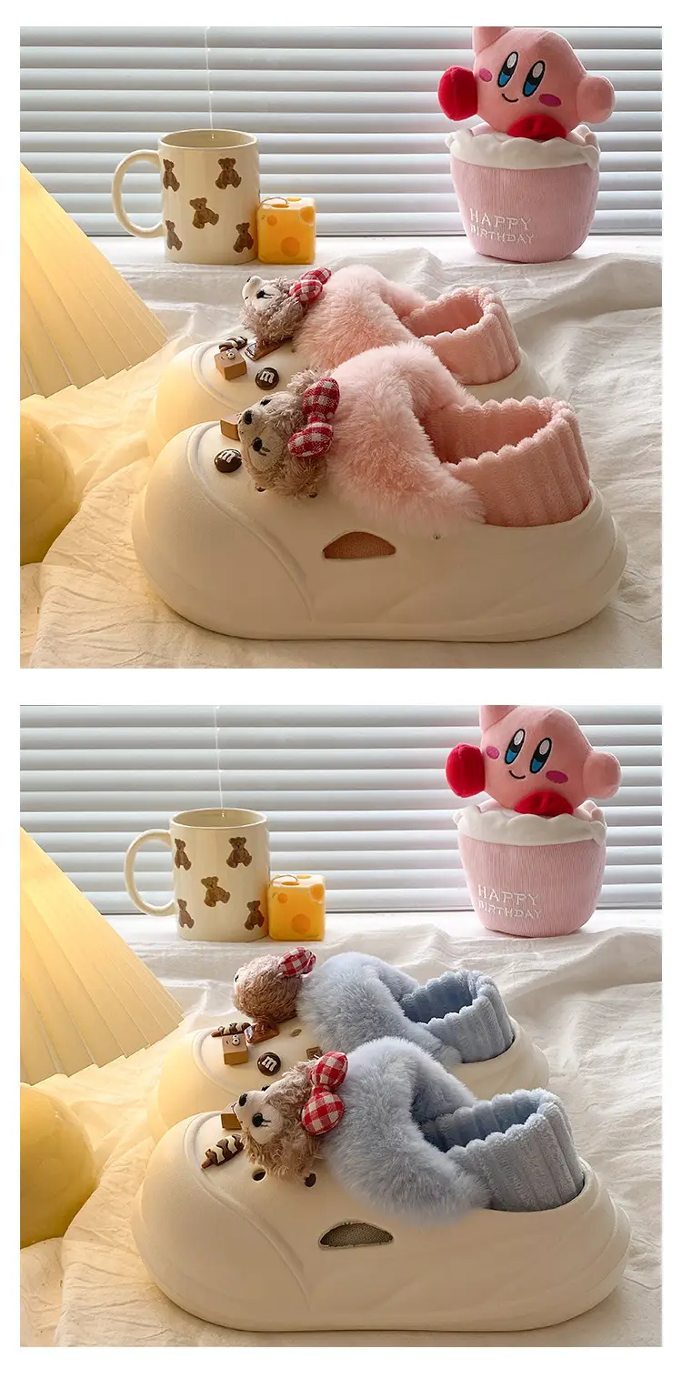 New Eva Home Cotton Slippers Women Warm Thick Soled — feature 14