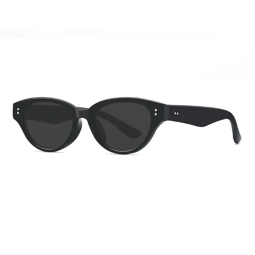 Black Cat-Eye Sunglasses for Women Anti-UV