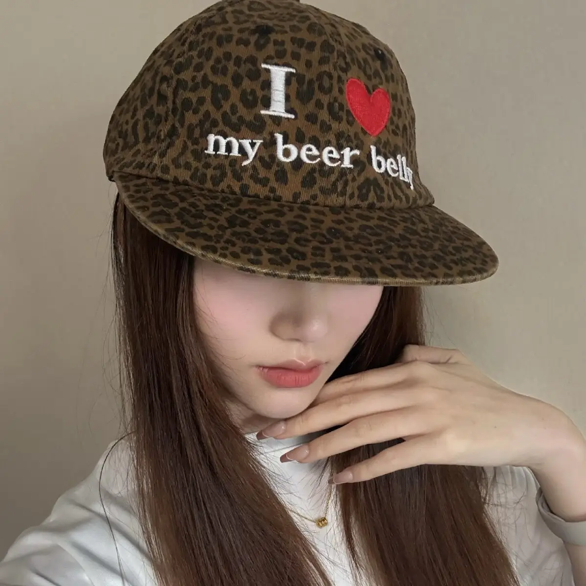 Leopard Print I Love My Bear Belly Cap 2026 - Image 5