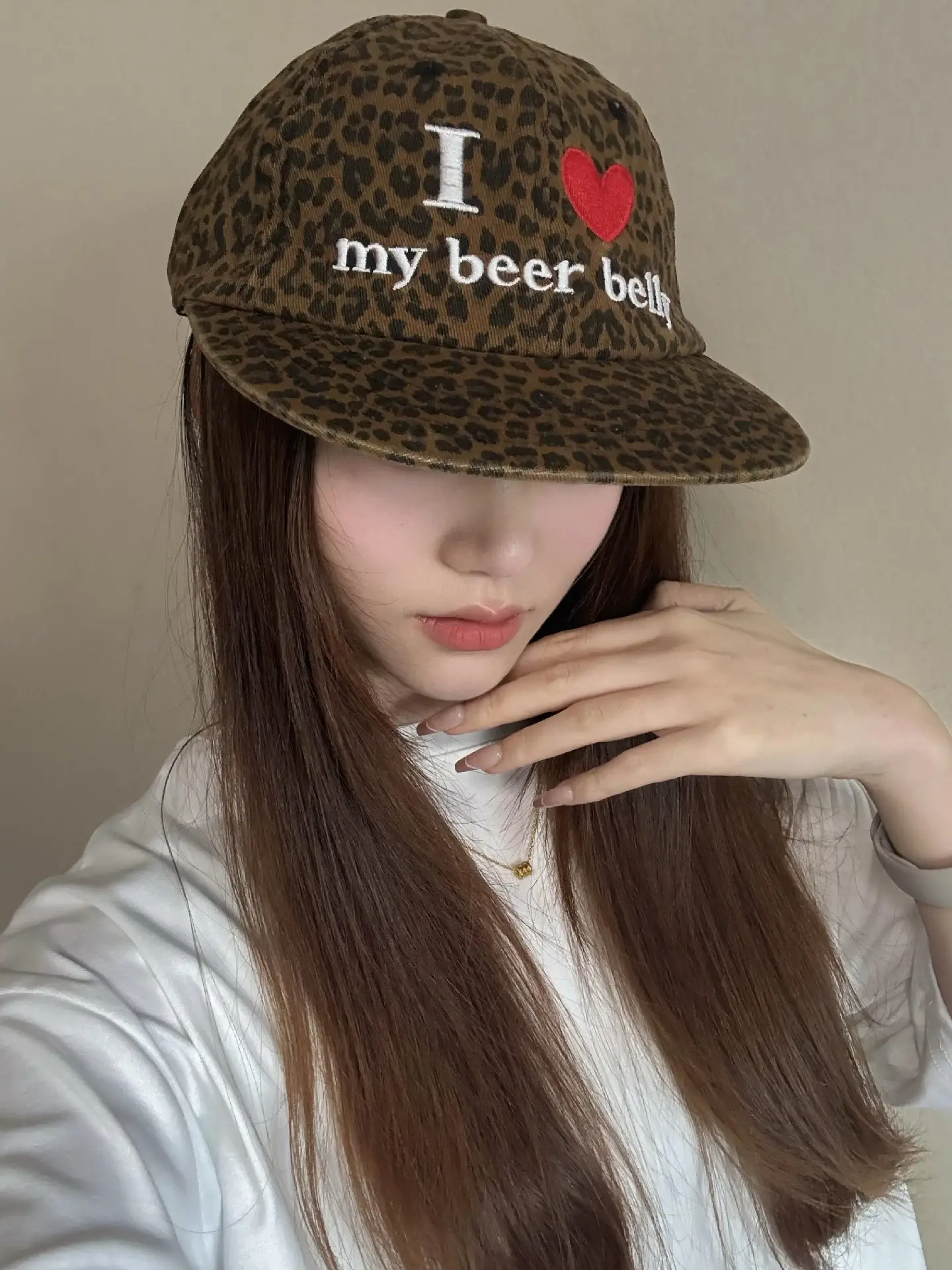 Leopard Print I Love My Bear Belly Cap 2026 — feature 2