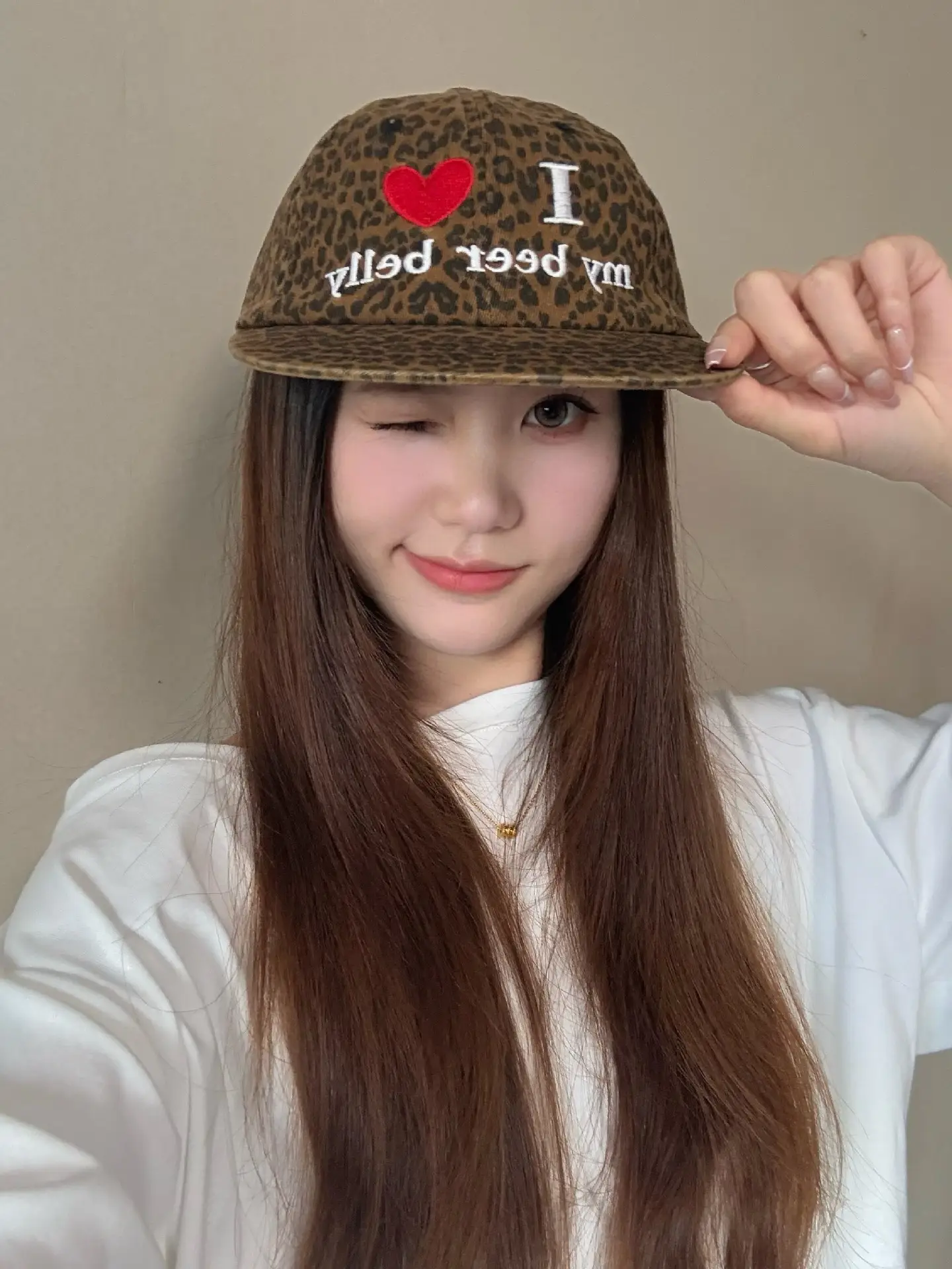 Leopard Print I Love My Bear Belly Cap 2026 — feature 3