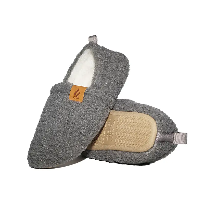 Amazon's Best-Selling Closed-Toe Soft-Soled Silent Cotton Shoes, Indoor Non-Slip Furry Slippers, Factory Direct Supply Home Cotton Slippers