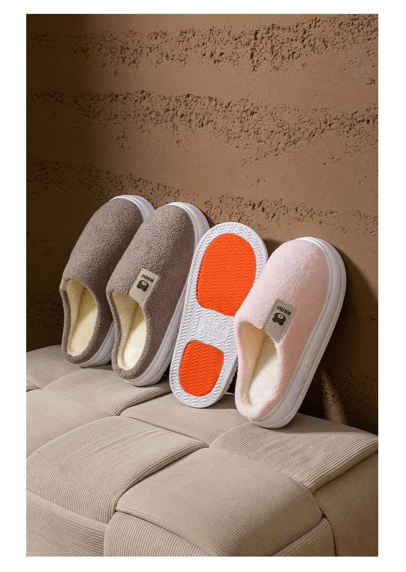 2025 New Anti-Slip Warm Women's Indoor Home Thick-Soled Silent Cotton Slippers for Pregnant Women — feature 17