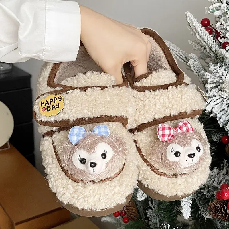 Duffy Bear Women's Plush Winter Snow Boots Brown - Image 3