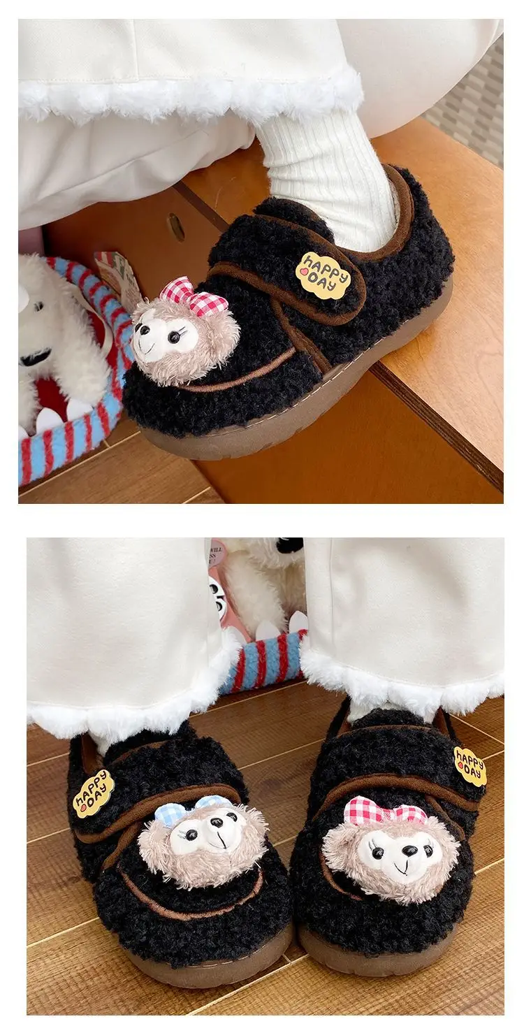 Duffy Bear Women's Plush Winter Snow Boots Brown — feature 18