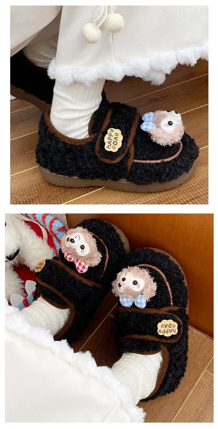 Duffy Bear Women's Plush Winter Snow Boots Brown — feature 19