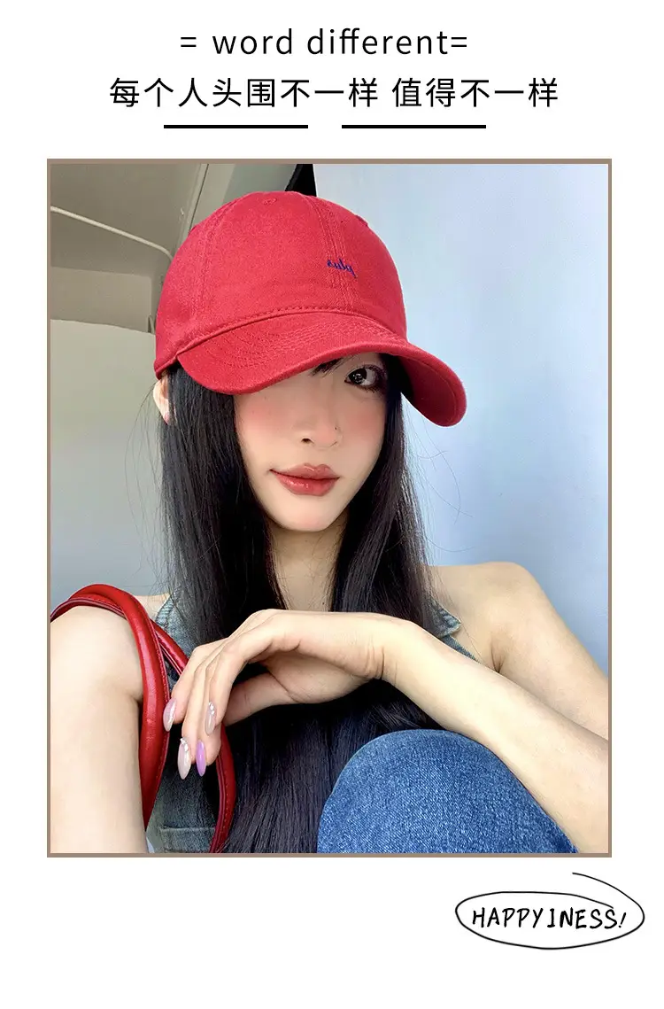 Women Navy Blue Embroidered Baseball Cap 2025 — feature 6