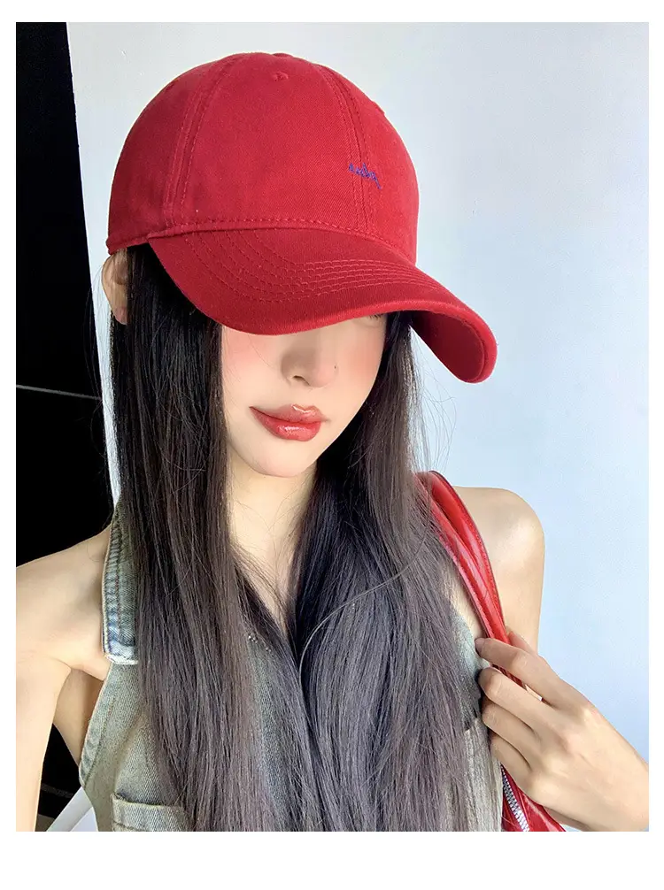 Women Navy Blue Embroidered Baseball Cap 2025 — feature 7