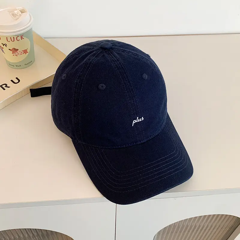 Women Navy Blue Embroidered Baseball Cap 2025 - Image 3