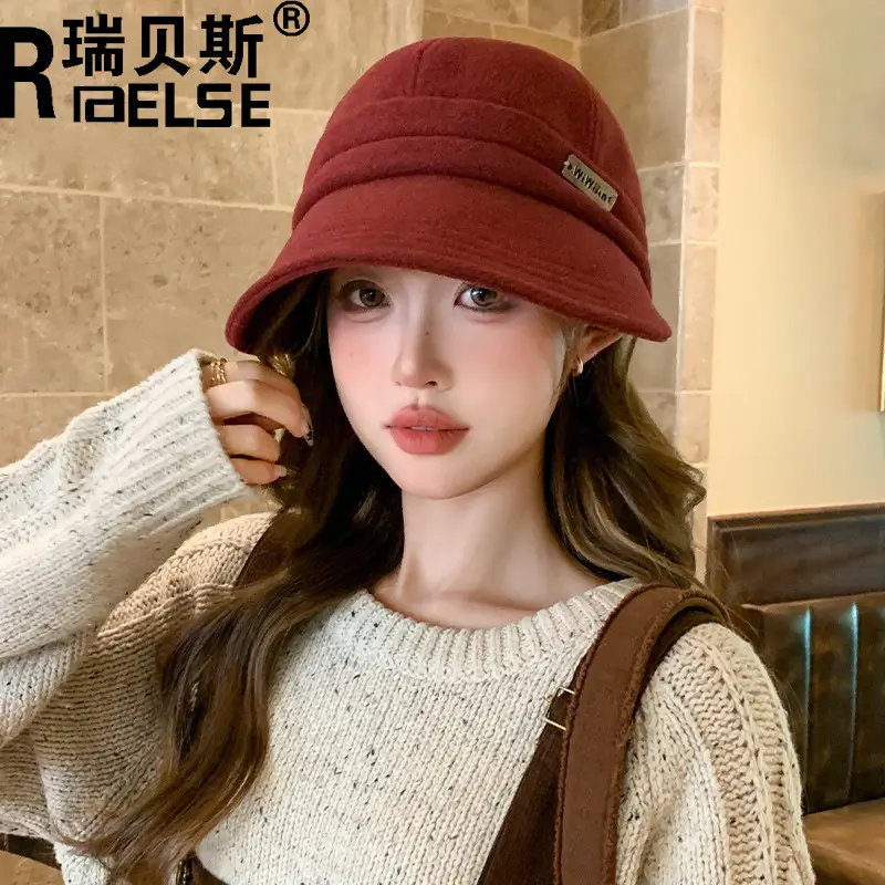 Korean Retro Fisherman Hat Windproof Autumn Cap - Image 5