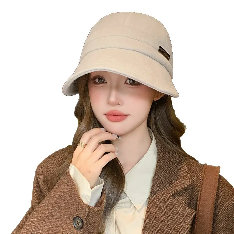 Korean Retro Fisherman Hat Windproof Autumn Cap - Image 9