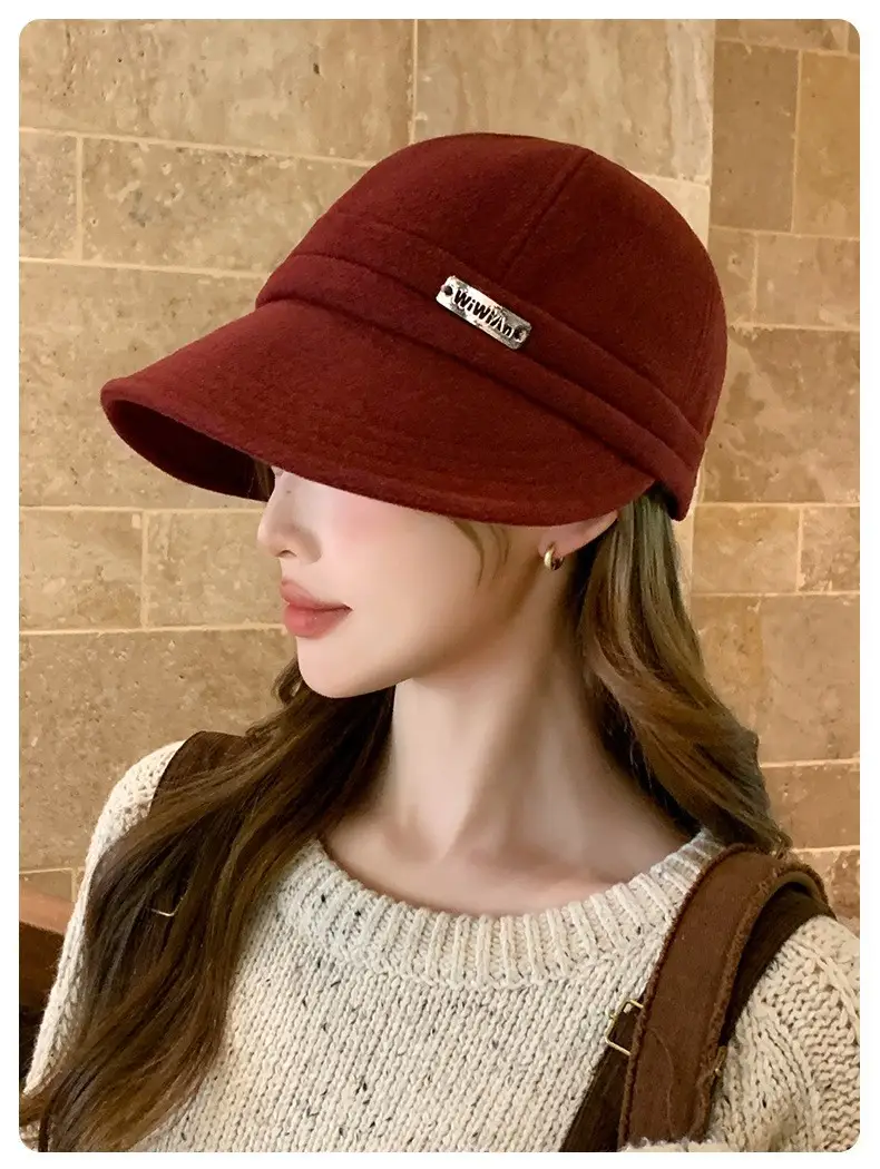 Korean Retro Fisherman Hat Windproof Autumn Cap — feature 12