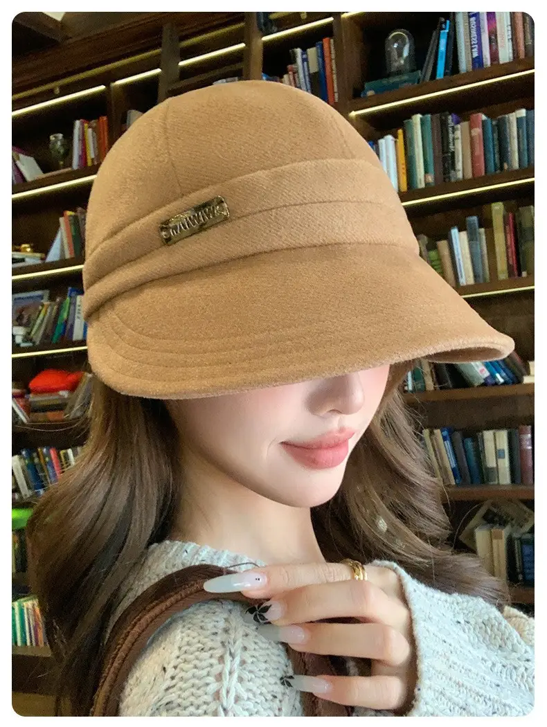 Korean Retro Fisherman Hat Windproof Autumn Cap — feature 15