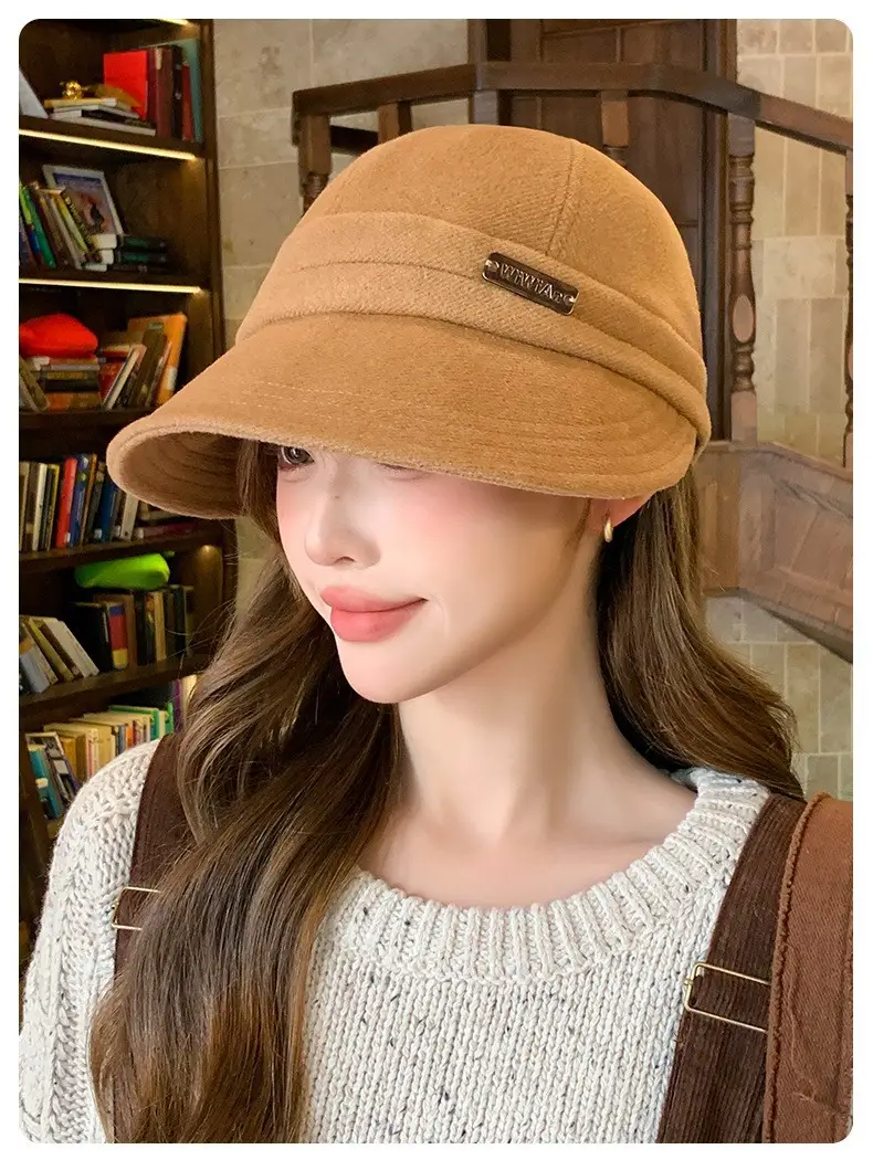 Korean Retro Fisherman Hat Windproof Autumn Cap — feature 16