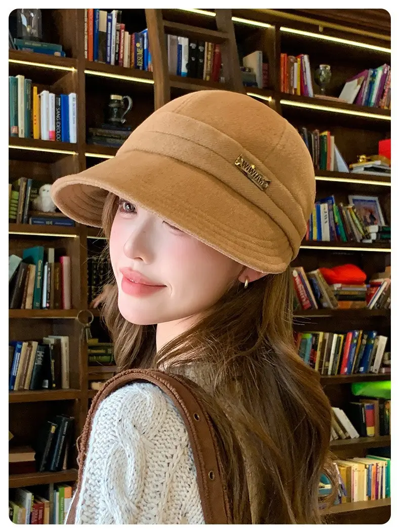 Korean Retro Fisherman Hat Windproof Autumn Cap — feature 17