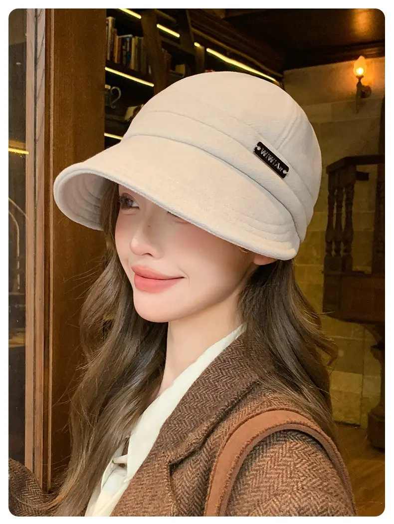Korean Retro Fisherman Hat Windproof Autumn Cap — feature 18
