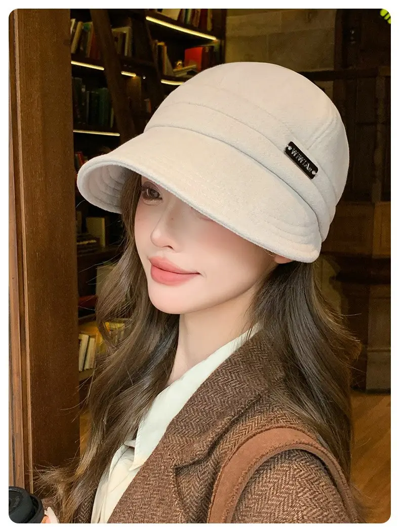 Korean Retro Fisherman Hat Windproof Autumn Cap — feature 19