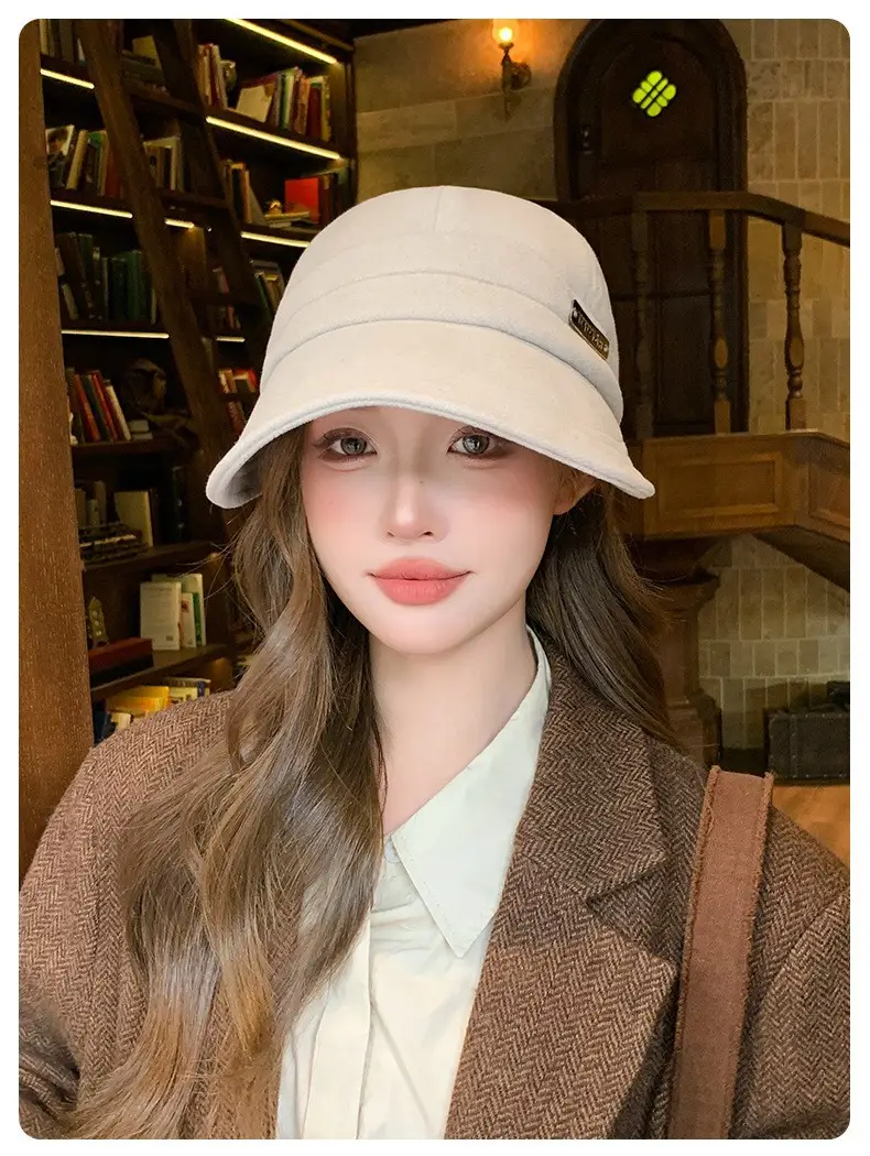 Korean Retro Fisherman Hat Windproof Autumn Cap — feature 21