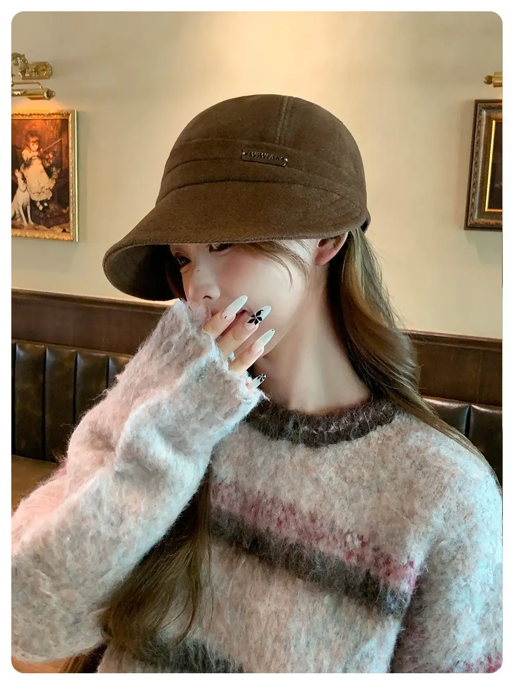 Korean Retro Fisherman Hat Windproof Autumn Cap — feature 22