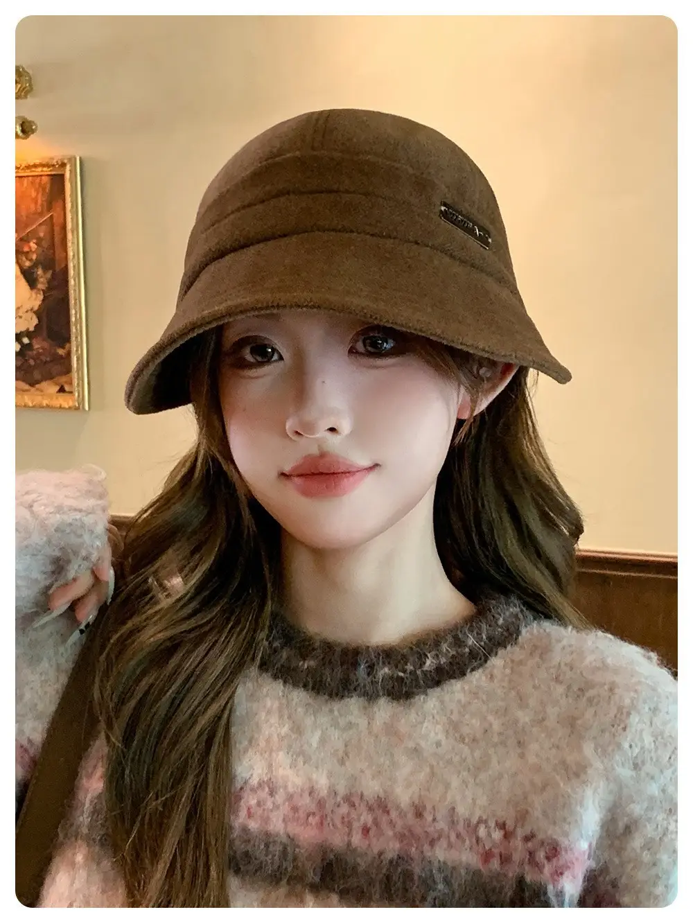 Korean Retro Fisherman Hat Windproof Autumn Cap — feature 23