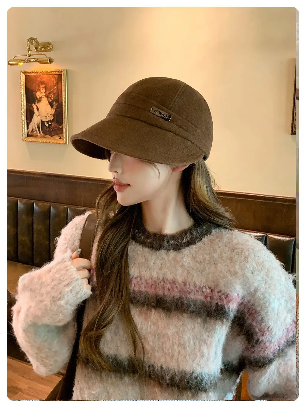 Korean Retro Fisherman Hat Windproof Autumn Cap — feature 25