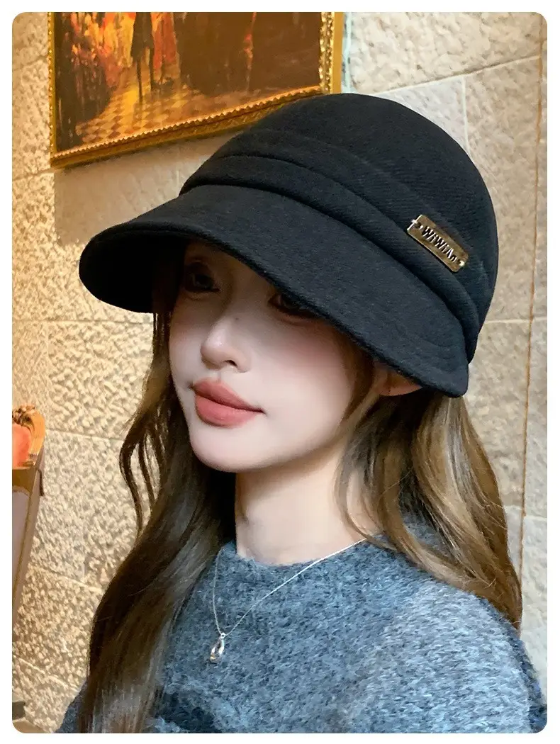 Korean Retro Fisherman Hat Windproof Autumn Cap — feature 26