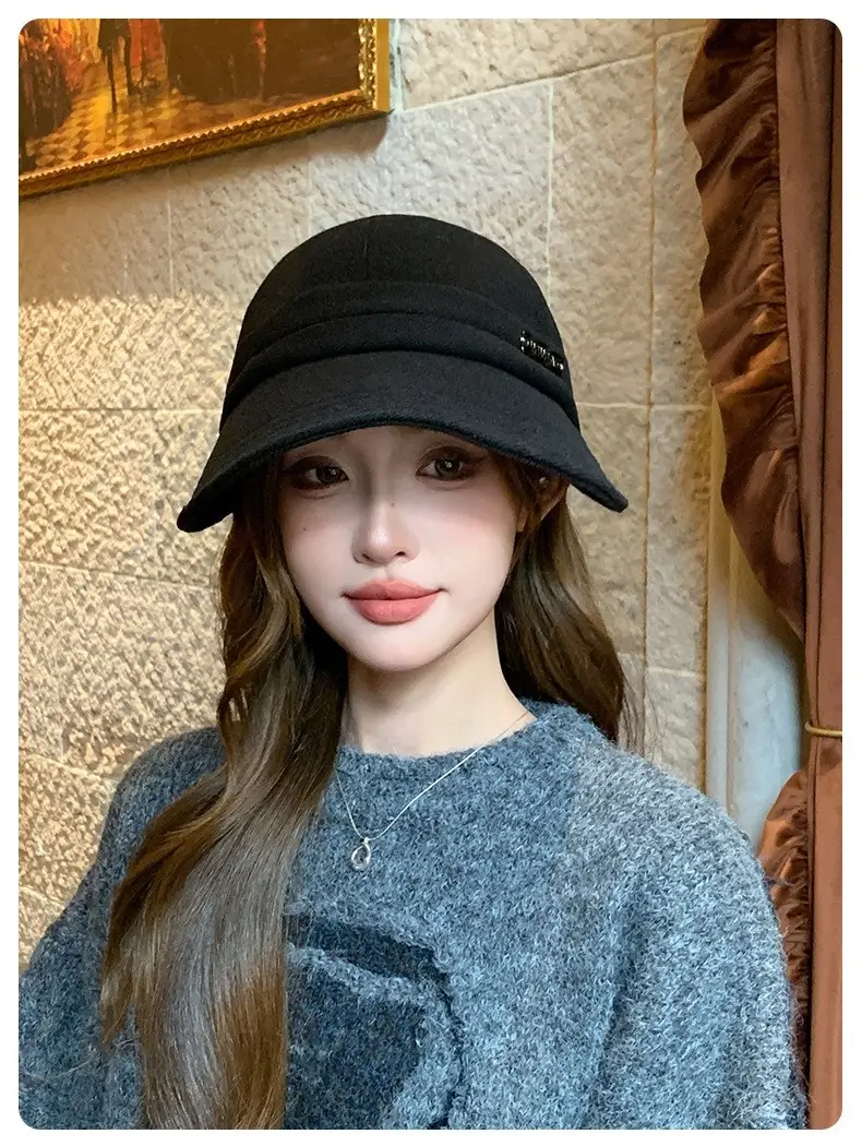 Korean Retro Fisherman Hat Windproof Autumn Cap — feature 28