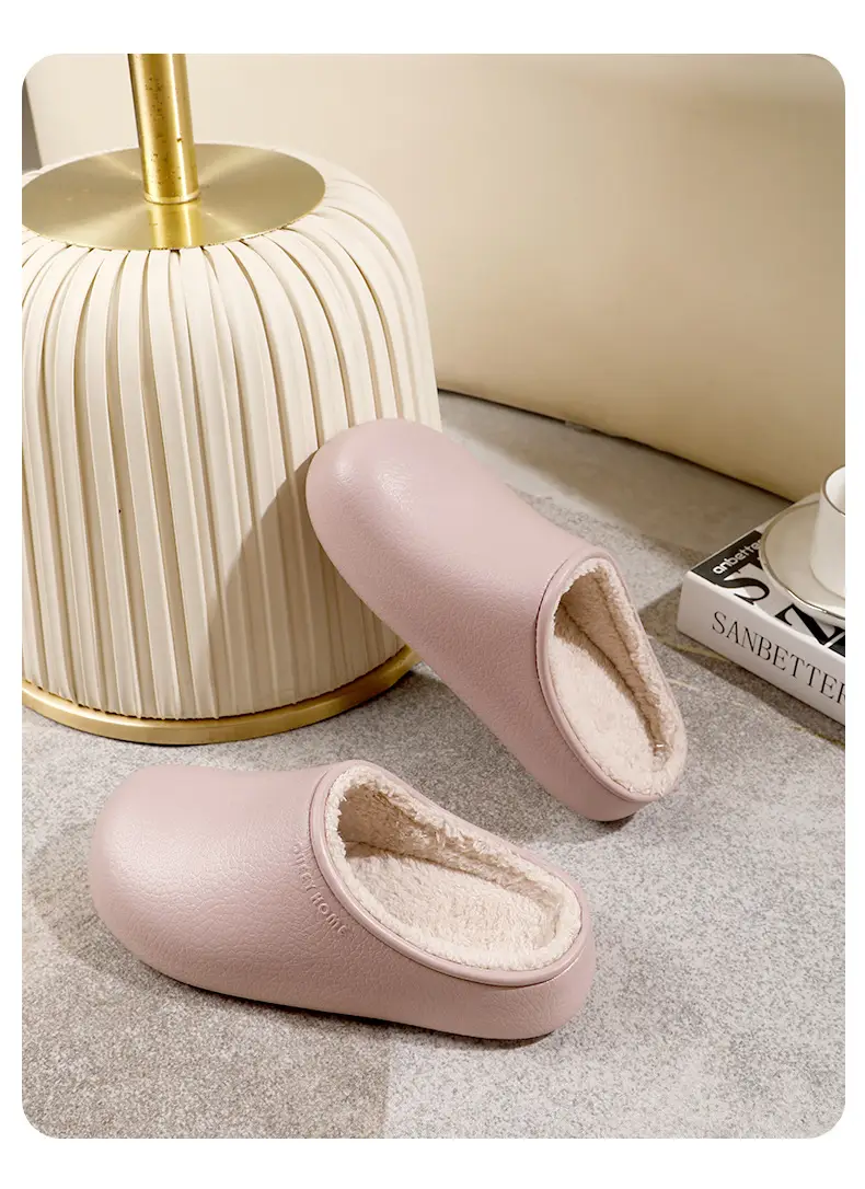 New Winter Cotton Slippers, Waterproof Women's Slippers That Feel Comfortable When Stepping on Shit, Fleece-Lined to Keep Warm, Home Slippers, Indoor Furry Slippers — feature 10