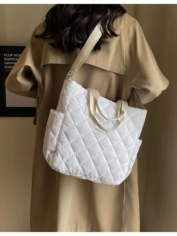 Quilted Crossbody Bag Women Large Capacity Tan 2026 - Image 8