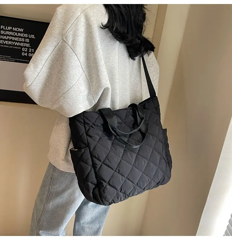 Quilted Crossbody Bag Women Large Capacity Tan 2026 — feature 25