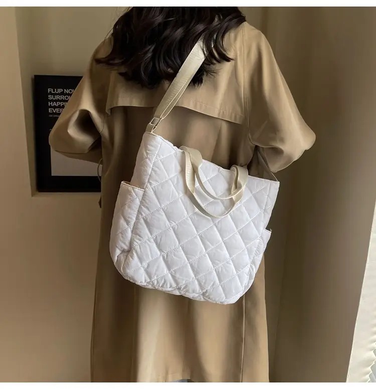 Quilted Crossbody Bag Women Large Capacity Tan 2026 — feature 32