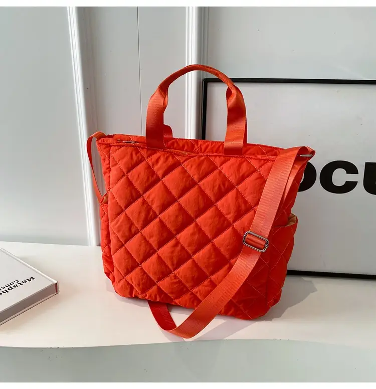 Quilted Crossbody Bag Women Large Capacity Tan 2026 - Image 4